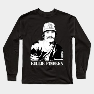 Retro Rollie Fingers 80s Style Classic Long Sleeve T-Shirt